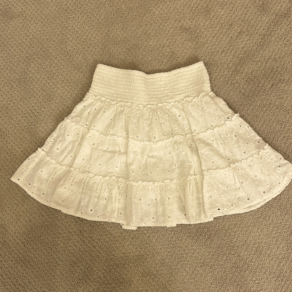 american eagle tired skirt